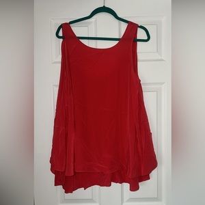 BCBG hi lo swing top L